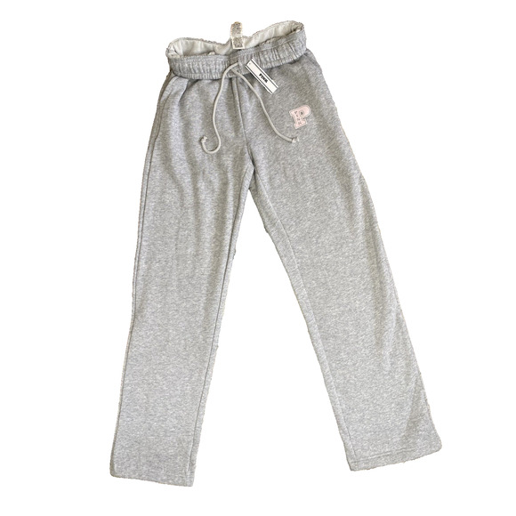 Victorias Secret Pants Size XS NEW Heather Gray Casual Athleisure Fleece Sweats - Picture 1 of 12